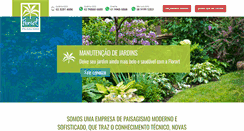 Desktop Screenshot of florartpaisagismo.com.br